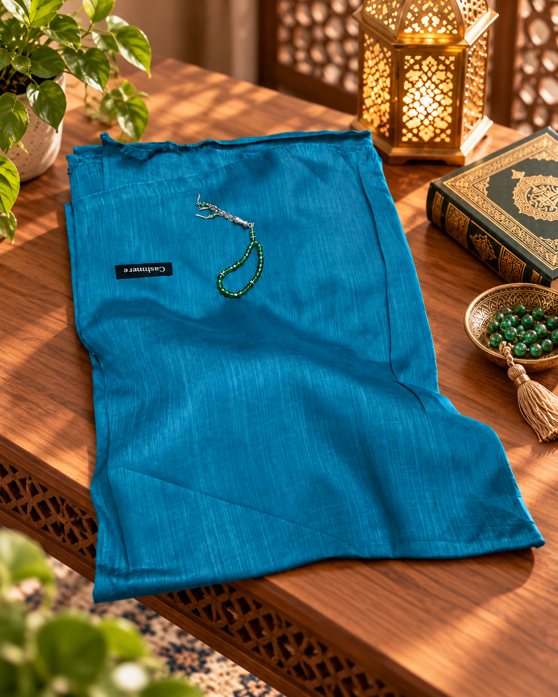 Turkish Lawn Hijab - Teal Blue | Soft Lightweight Scarf