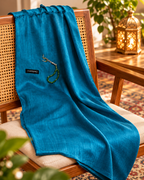 Turkish Lawn Hijab - Teal Blue | Soft Lightweight Scarf