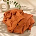 Crimps Hijab – Light Rust Orange | Lightweight Textured Scarf