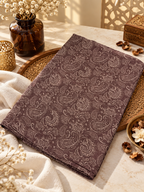 Turkish Textured Printed Lawn - Paisley Print