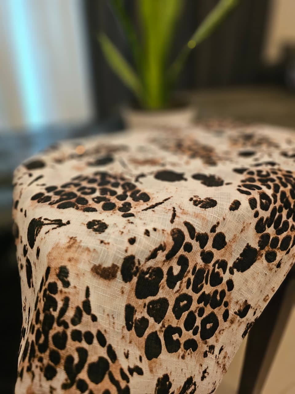 Turkish Textured Printed Lawn – Leopard Print