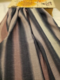 Turkish Textured Printed Lawn - Striped Ombré (Taupe Pink)