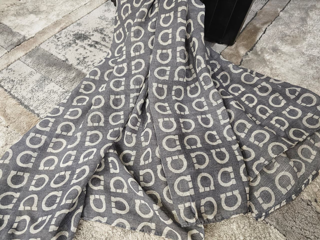 Turkish Textured Printed Lawn - Abstract Geometric Print
