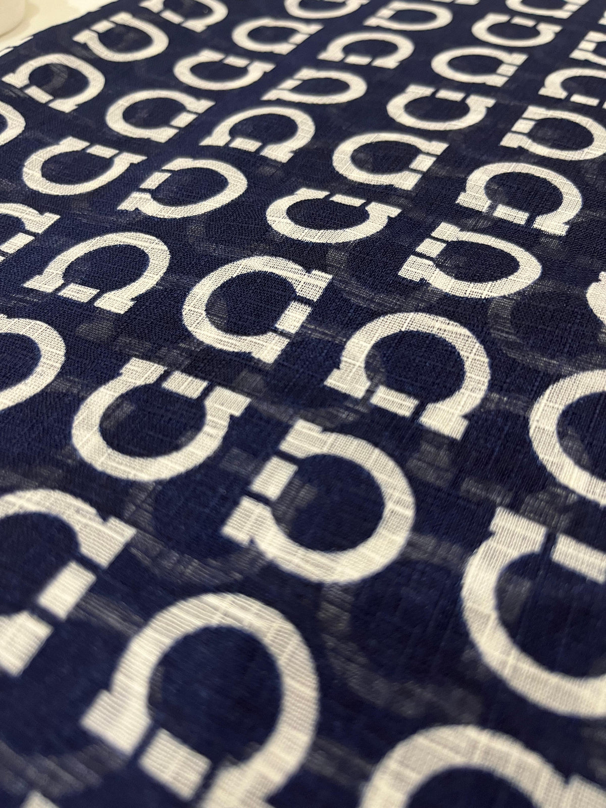 Turkish Textured Printed Lawn - Abstract Geometric Print
