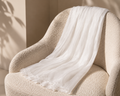 Luxe Silk Scarf - White